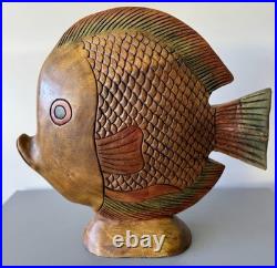 Vintage Decor Solid Wood Hand carved sculptures (set of 3)