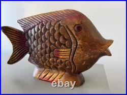 Vintage Decor Solid Wood Hand carved sculptures (set of 3)