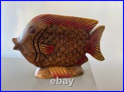 Vintage Decor Solid Wood Hand carved sculptures (set of 3)