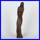 Vintage Decorative Hand Carved Art Wood Sculpture Figurine Of A Woman