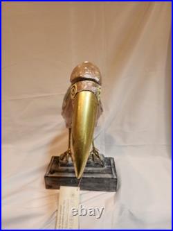 Vintage Don Freedman September Woods Hand Carved Painted Wood Bird Sculpture Art