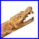 Vintage Dragon Wood Carving Burl Root Sculpture Asian Hand Carved Mid Century