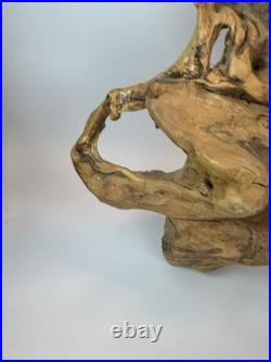Vintage Driftwood Heron Egret Bird Sculpture 26 Root Wood Art Carving