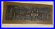 Vintage Ettlingen Germany Metal on wood City Scape Wall Art Sculpture Signed