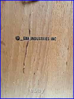 Vintage Evelyn Ackerman ERA Industries Inc Carved Solid Wood Panel Plaque Chef