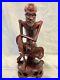 Vintage Filipino Wood Carving Old Man