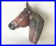 Vintage Fine Mahogany Wood Carving HORSE Head Bust 3D Wall Hanging 9