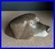 Vintage Folk Art Carved Wood Dog Head
