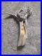 Vintage Folk Art Hand Carved Old Man Face Spirit Tree Driftwood Sculpture 27