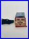 Vintage Folk Art Painted Wood outsider Wall Hanging Set of 2 conductor and dog