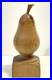 Vintage Folk Art Primitive Wood Sculpture Of A Pear
