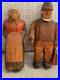 Vintage Folk Art Wood Carving Signed Axel M Peterson