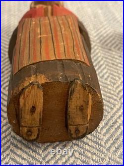 Vintage Folk Art Wood Carving Signed Axel M Peterson