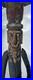 Vintage Folk-Art Wood Carving of Uncle Sam Gary Yost Carved 28 Tall