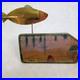 Vintage Folk Art Wood Sculpture Fish by Dick Libby Dickinson's Weathervane 683