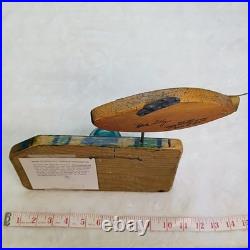 Vintage Folk Art Wood Sculpture Fish by Dick Libby Dickinson's Weathervane 683