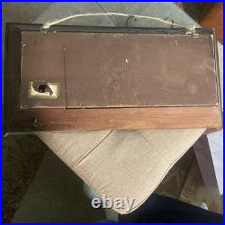 Vintage German 3D Wood Carving Shadow Box Diorama Music Box Folk Art AS-IS