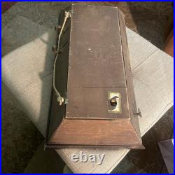 Vintage German 3D Wood Carving Shadow Box Diorama Music Box Folk Art AS-IS