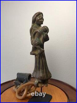 Vintage Guatemala slingshot wood carving folk art