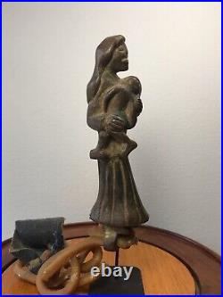 Vintage Guatemala slingshot wood carving folk art