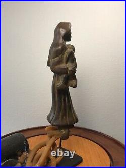 Vintage Guatemala slingshot wood carving folk art