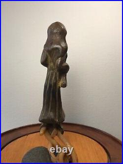 Vintage Guatemala slingshot wood carving folk art