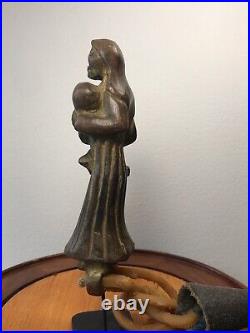 Vintage Guatemala slingshot wood carving folk art