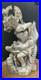 Vintage Hand Carved Balinese Wood Raksasa Naga Guardian Demon Sculpture 15inch