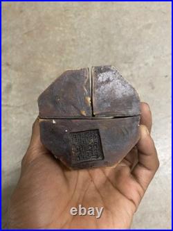 Vintage Hand Carved Buddhist Shrine Buddha Altar Folding Asian Wood Sculpture