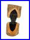 Vintage Hand Carved Ebony Wood Sculpture Makonde Maasai WOMAN Tanzania Africa