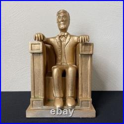 Vintage Hand Carved Folk / Outsider Art Abraham Lincoln Memorial Sculpture Melfi Vintage Hand Carved Folk / Outsider Art Abraham Lincoln Memorial Sculpture Melfi