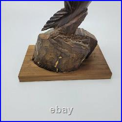 Vintage Hand Carved Ironwood Swordfish Marlin Sailfish Sculpture 30 TALL