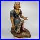 Vintage Hand Carved Ivan Tsarevich Wood Sculpture Fairy Tale Folk Art Statue Gif