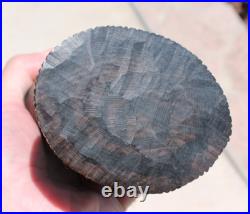 Vintage Hand Carved Mahogany Wood Sculpture African Head Statue Figure Bust MCM