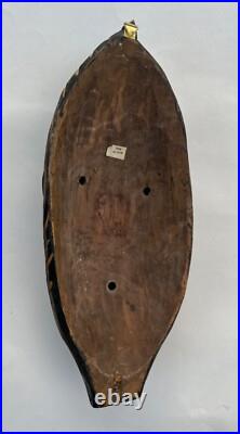 Vintage Hand Carved Mali Wood Sculpture