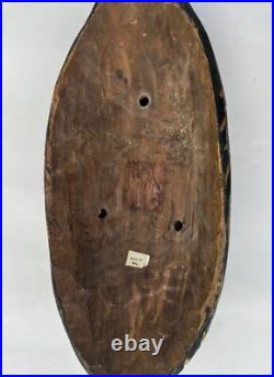 Vintage Hand Carved Mali Wood Sculpture