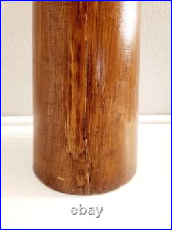 Vintage Hand Carved Mid-century Wood Sculpture Bust 26