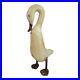 Vintage Hand Carved Standing Wood Duck Goose Sculpture Folk Art