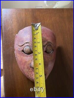 Vintage Hand Carved Wood Bali Indonesian Theater Mask /Sculpture