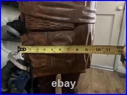 Vintage Hand Carved Wood Statue Exquisite Detail Sculpture