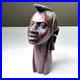 Vintage Hand Carved Wood Woman Sculpture African Art Head Statue Figure Bust 5