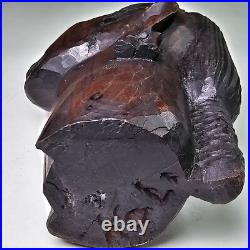 Vintage Hand Carved Wood Woman Sculpture African Art Head Statue Figure Bust 5