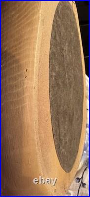 Vintage Hand Carved Wooden Swan Sculpture 11 Inch Tall