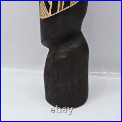 Vintage HandCarved Wood Tiwi Birds And Spirits Sculptures Bird 11H, Totem 10H