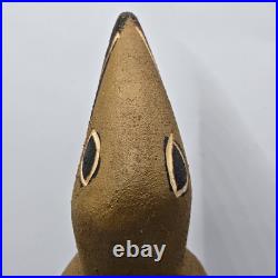 Vintage HandCarved Wood Tiwi Birds And Spirits Sculptures Bird 11H, Totem 10H