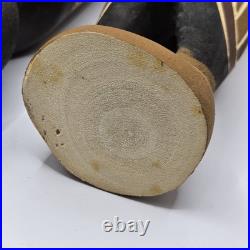 Vintage HandCarved Wood Tiwi Birds And Spirits Sculptures Bird 11H, Totem 10H