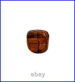 Vintage Handmade Owl Wood Puzzle Sculpture by Deborah D. Bump Stamped by Artist