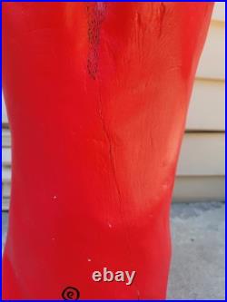 Vintage (Haunted) Carved Wood Devil Sculpture Life Size By Inocencio Vasquez