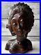 Vintage Heavy Teak Wood Finely Crafted Hand Carving Exotic Balinese Bali Woman
