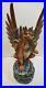 Vintage Hindu Garuda Eagle Wood Statue Balinese 18 Bali Indonesia Sculpture